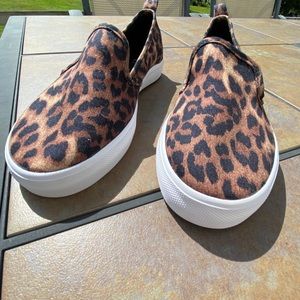 Animal Print Slide In Sneakers